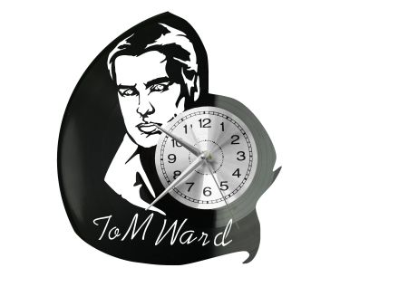 Tom Ward Vinyl Zegar Ścienny Płyta Winylowa Nowoczesny Dekoracyjny Na Prezent Urodziny