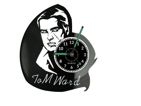 Tom Ward Vinyl Zegar Ścienny Płyta Winylowa Nowoczesny Dekoracyjny Na Prezent Urodziny