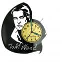 Tom Ward Vinyl Zegar Ścienny Płyta Winylowa Nowoczesny Dekoracyjny Na Prezent Urodziny