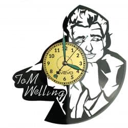 Tom Welling Vinyl Zegar Ścienny Płyta Winylowa Nowoczesny Dekoracyjny Na Prezent Urodziny