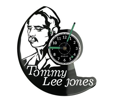 Tommy Lee Jones Vinyl Zegar Ścienny Płyta Winylowa Nowoczesny Dekoracyjny Na Prezent Urodziny