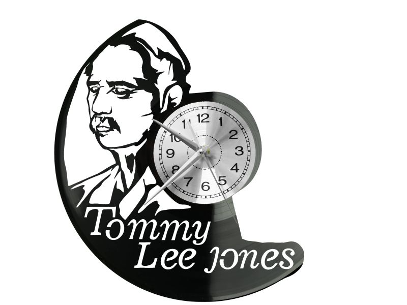 Tommy Lee Jones Vinyl Zegar Ścienny Płyta Winylowa Nowoczesny Dekoracyjny Na Prezent Urodziny