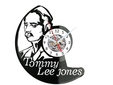 Tommy Lee Jones Vinyl Zegar Ścienny Płyta Winylowa Nowoczesny Dekoracyjny Na Prezent Urodziny