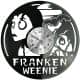 Franke Weenie Vinyl Zegar Ścienny Płyta Winylowa Nowoczesny Dekoracyjny Na Prezent Urodziny
