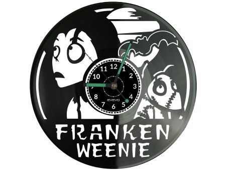 Franke Weenie Vinyl Zegar Ścienny Płyta Winylowa Nowoczesny Dekoracyjny Na Prezent Urodziny