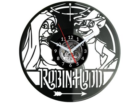 Robin Hood Vinyl Zegar Ścienny Płyta Winylowa Nowoczesny Dekoracyjny Na Prezent Urodziny