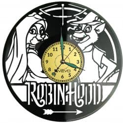 Robin Hood Vinyl Zegar Ścienny Płyta Winylowa Nowoczesny Dekoracyjny Na Prezent Urodziny