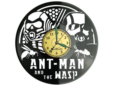 Ant-Man and The Wasp Vinyl Zegar Ścienny Płyta Winylowa Nowoczesny Dekoracyjny Na Prezent Urodziny