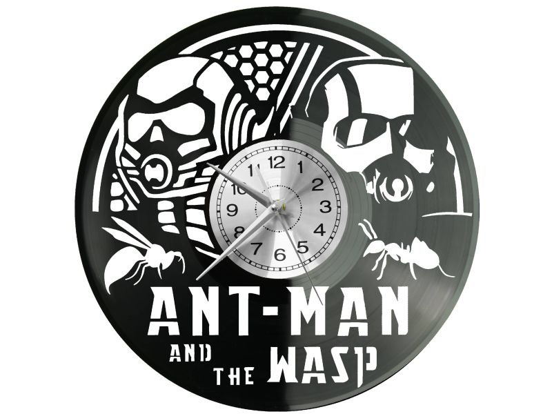 Ant-Man and The Wasp Vinyl Zegar Ścienny Płyta Winylowa Nowoczesny Dekoracyjny Na Prezent Urodziny