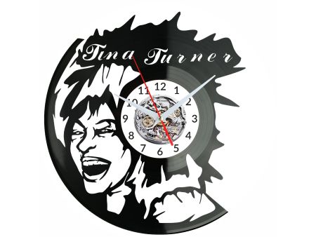 Tina Turner Vinyl Zegar Ścienny Płyta Winylowa Nowoczesny Dekoracyjny Na Prezent Urodziny