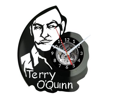 Terry O'Quinn Vinyl Zegar Ścienny Płyta Winylowa Nowoczesny Dekoracyjny Na Prezent Urodziny