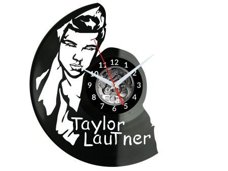 Taylor Lautner Vinyl Zegar Ścienny Płyta Winylowa Nowoczesny Dekoracyjny Na Prezent Urodziny