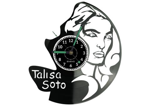 Talisa Soto Vinyl Zegar Ścienny Płyta Winylowa Nowoczesny Dekoracyjny Na Prezent Urodziny