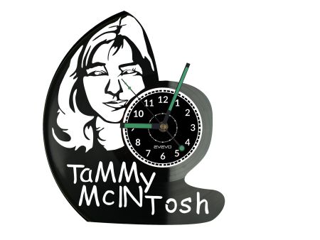 Tammy Macintosh Vinyl Zegar Ścienny Płyta Winylowa Nowoczesny Dekoracyjny Na Prezent Urodziny