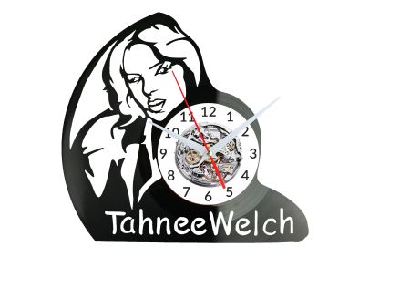 Tahnee Welch Zegar Ścienny Płyta Winylowa Nowoczesny Dekoracyjny Na Prezent Urodziny