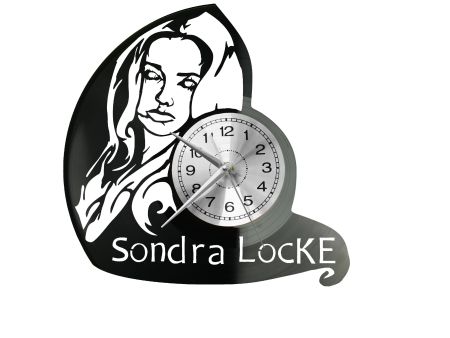 Sondra Locke Zegar Ścienny Płyta Winylowa Nowoczesny Dekoracyjny Na Prezent Urodziny