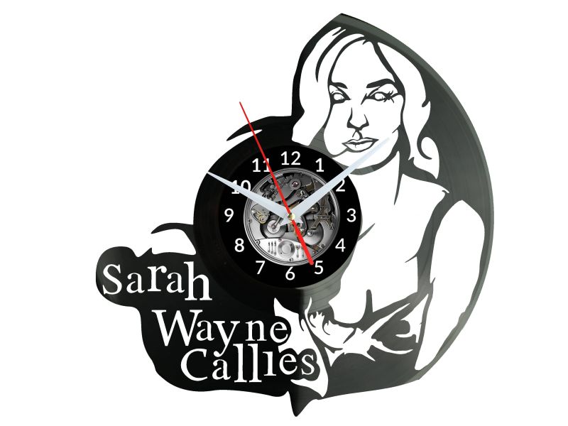 Sarah Wayne Callies Zegar Ścienny Płyta Winylowa Nowoczesny Dekoracyjny Na Prezent Urodziny