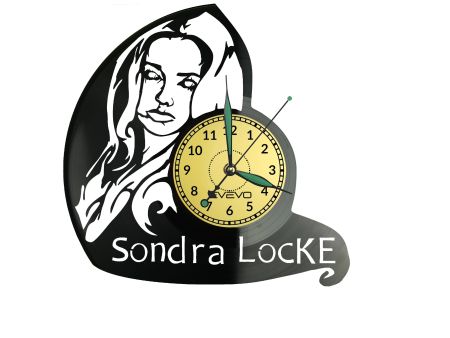 Sondra Locke Zegar Ścienny Płyta Winylowa Nowoczesny Dekoracyjny Na Prezent Urodziny