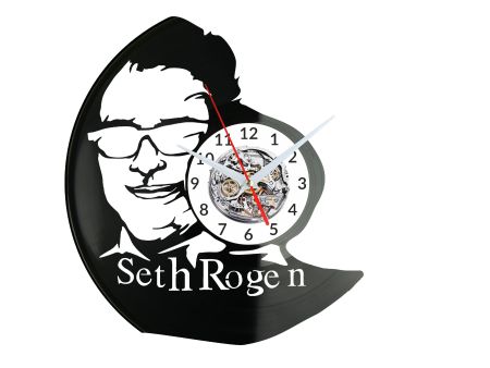 Seth Rogen Zegar Ścienny Płyta Winylowa Nowoczesny Dekoracyjny Na Prezent Urodziny