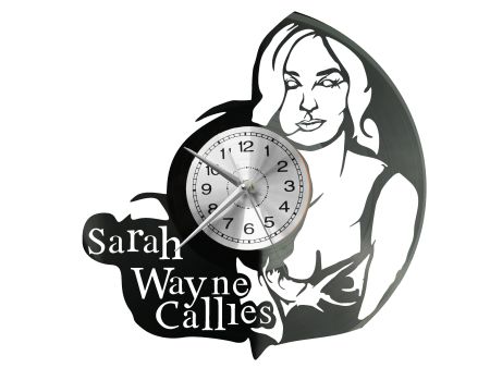 Sarah Wayne Callies Zegar Ścienny Płyta Winylowa Nowoczesny Dekoracyjny Na Prezent Urodziny