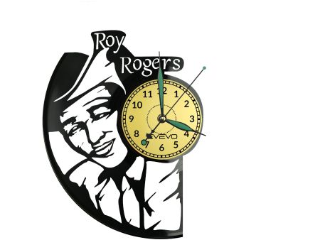 Roy Rogers Zegar Ścienny Płyta Winylowa Nowoczesny Dekoracyjny Na Prezent Urodziny