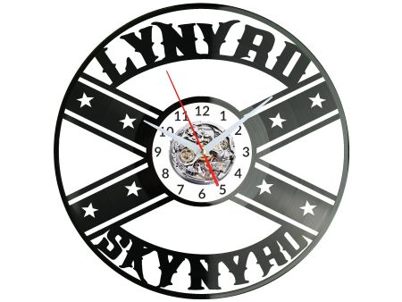 Lynyrd Skynyrd Zegar Ścienny Płyta Winylowa Nowoczesny Dekoracyjny Na Prezent Urodziny