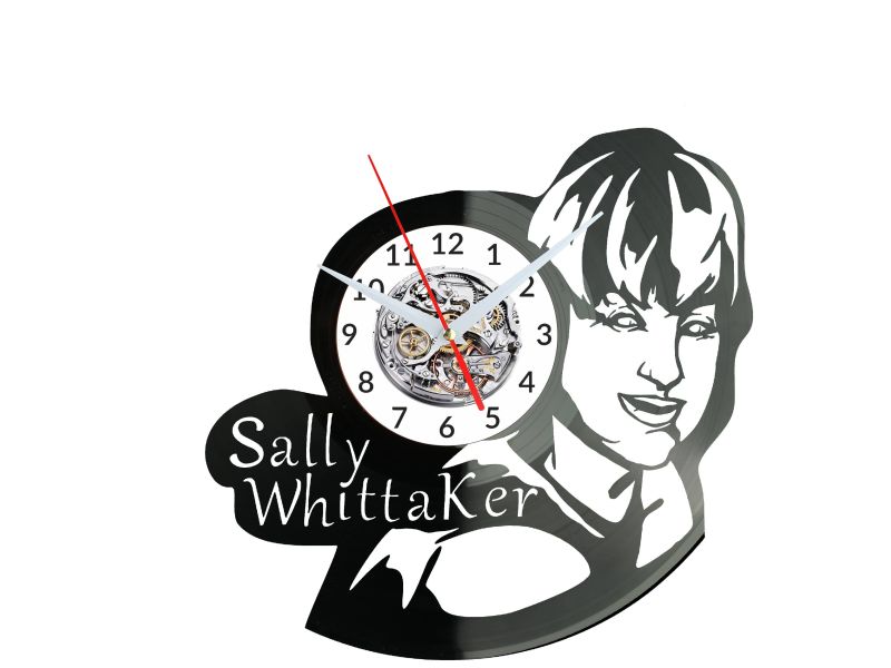 Sally Whittaker Zegar Ścienny Płyta Winylowa Nowoczesny Dekoracyjny Na Prezent Urodziny