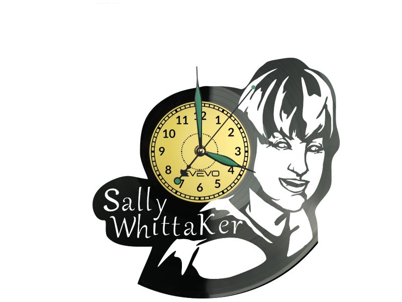 Sally Whittaker Zegar Ścienny Płyta Winylowa Nowoczesny Dekoracyjny Na Prezent Urodziny