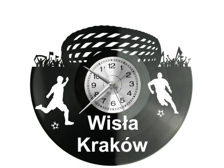 Wisła Kraków Stadion Zegar Ścienny Płyta Winylowa Nowoczesny Dekoracyjny Na Prezent Urodziny