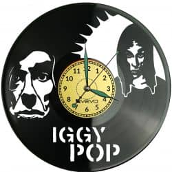 Iggi Pop Zegar Ścienny Płyta Winylowa Nowoczesny Dekoracyjny Na Prezent Urodziny