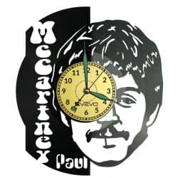 Paul McCartney Zegar Ścienny Płyta Winylowa Nowoczesny Dekoracyjny Na Prezent Urodziny