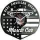 American Muscle Car Zegar Ścienny Płyta Winylowa Nowoczesny Dekoracyjny Na Prezent Urodziny