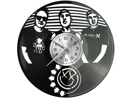 Blink 182 Zegar Ścienny Płyta Winylowa Nowoczesny Dekoracyjny Na Prezent Urodziny