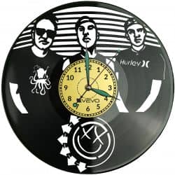Blink 182 Zegar Ścienny Płyta Winylowa Nowoczesny Dekoracyjny Na Prezent Urodziny