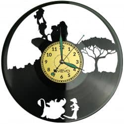 Afryka Savvana (Król Lew) Zegar Ścienny Płyta Winylowa Nowoczesny Dekoracyjny Na Prezent Urodziny