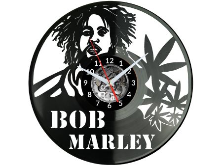 Bob Marley Zegar Ścienny Płyta Winylowa Nowoczesny Dekoracyjny Na Prezent Urodziny