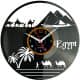 Egipt Zegar Ścienny Płyta Winylowa Nowoczesny Dekoracyjny Na Prezent Urodziny
