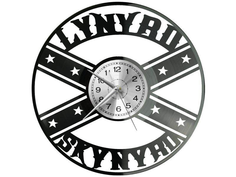 Lynyrd Skynyrd Zegar Ścienny Płyta Winylowa Nowoczesny Dekoracyjny Na Prezent Urodziny