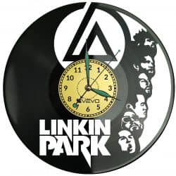 Rokowy Zesoół Muzyczny (Linking Park) Zegar Ścienny Płyta Winylowa Nowoczesny Dekoracyjny Na Prezent Urodziny