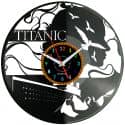 Titanic Zegar Ścienny Płyta Winylowa Nowoczesny Dekoracyjny Na Prezent Urodziny