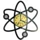 Zegar Naukowca Atom Zegar Ścienny Płyta Winylowa Nowoczesny Dekoracyjny Na Prezent Urodziny