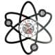 Zegar Naukowca Atom Zegar Ścienny Płyta Winylowa Nowoczesny Dekoracyjny Na Prezent Urodziny