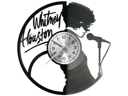 Whitney Houston Zegar Ścienny Płyta Winylowa Nowoczesny Dekoracyjny Na Prezent Urodziny