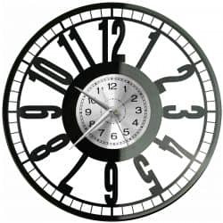 Cyfry Ukośne Zegar Klasyczny Zegar Ścienny Płyta Winylowa Nowoczesny Dekoracyjny Na Prezent Urodziny