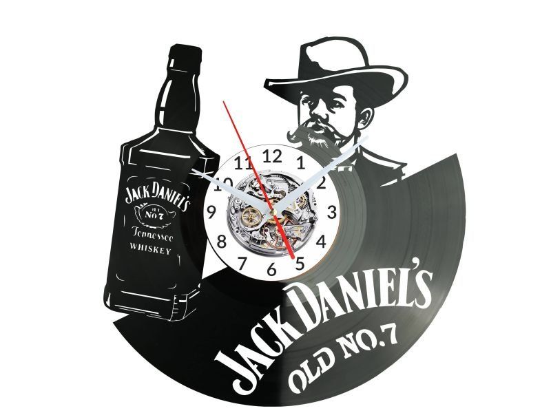 WHISKEY JACK DANIELS ZEGAR ŚCIENNY PŁYTA WINYLOWA