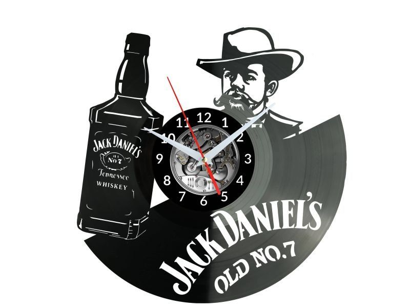 WHISKEY JACK DANIELS ZEGAR ŚCIENNY PŁYTA WINYLOWA