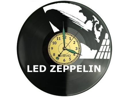 LED ZEPPELIN ROCK BAND ZEGAR ŚCIENNY PŁYTA WINYLOWA PREZENT UPOMINEK URODZINY DLA NIEJ DLA NIEGO EVEVO W3468