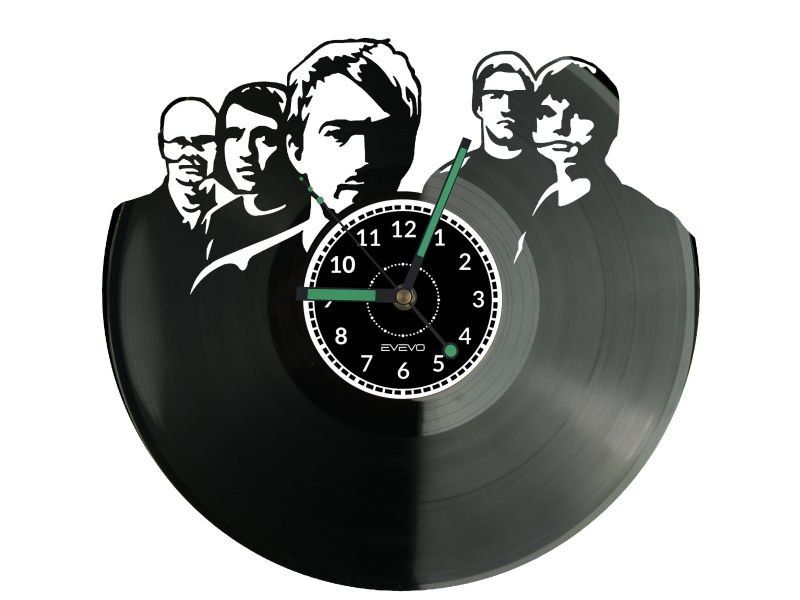 Rock Band RH Zegar Ścienny Płyta Winylowa Nowoczesny Dekoracyjny Na Prezent Urodziny
