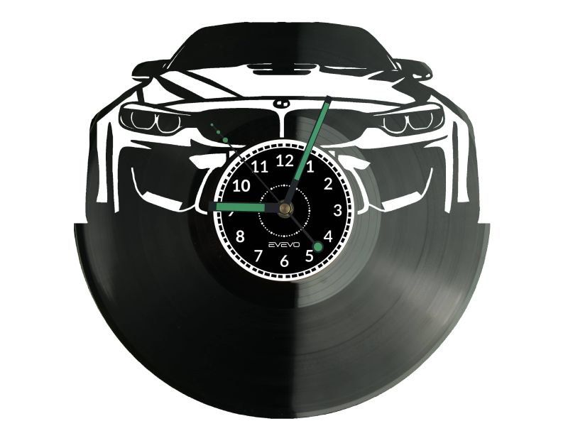 BMW M1 M3 M5 SAMOCHÓD NIEMIECKI ZEGAR ŚCIENNY PŁYTA WINYLOWA PREZENT UPOMINEK URODZINY DLA NIEJ DLA NIEGO EVEVO EVEVO.PL W3493
