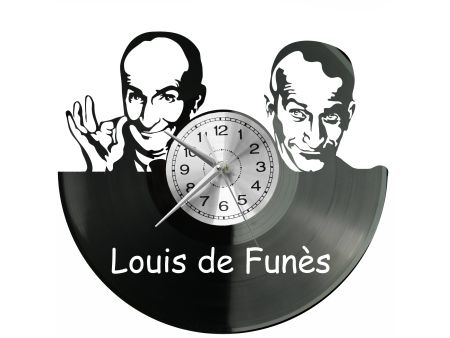 Louis de Funès Zegar Ścienny Płyta Winylowa Nowoczesny Dekoracyjny Na Prezent Urodziny